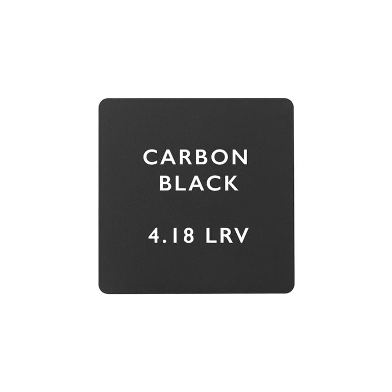 Carbon Black Ceramic Finish Sample Plate
