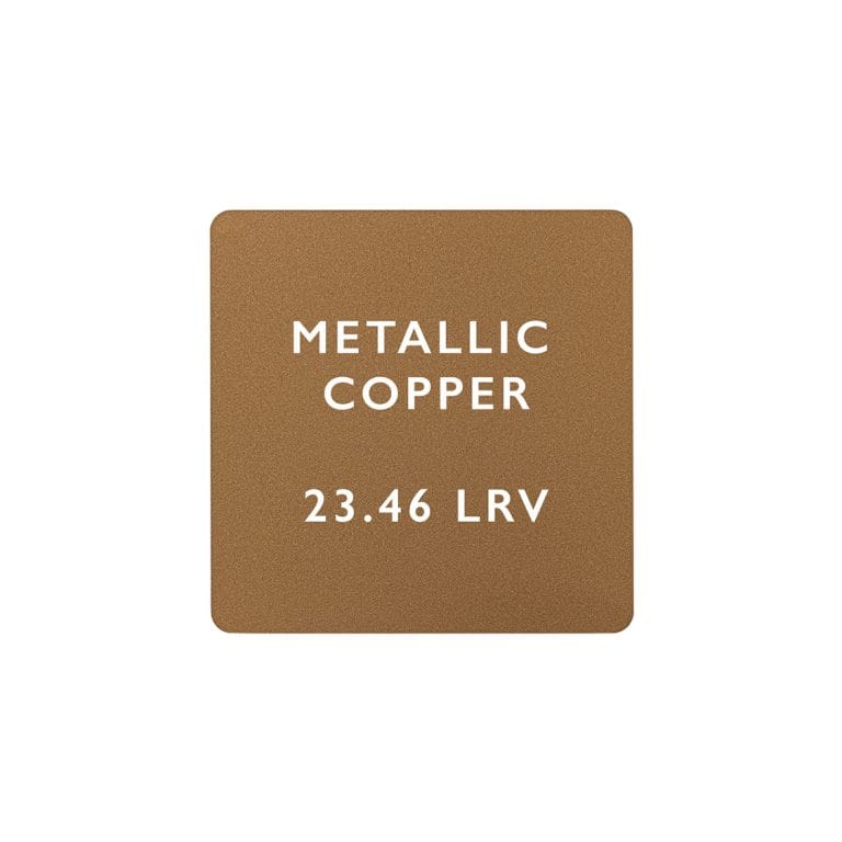 Metallic Copper Ceramic Finish Sample Plate