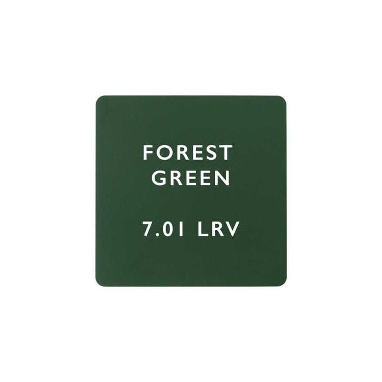 Forest Green Ceramic Finish Sample Plate