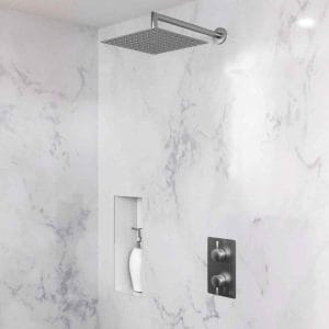 DOLPHIN SHOWER SET WITH WALL MOUNTED HEAD