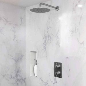DOLPHIN SHOWER SET WITH WALL MOUNTED HEAD