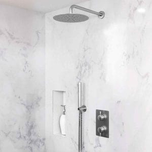 DOLPHIN SHOWER SET WITH WALL MOUNTED HEAD