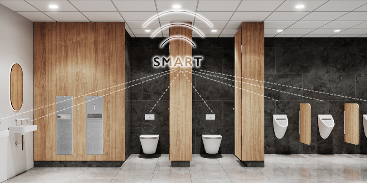 SMART Washroom Diagram for Taps, Flush Plates