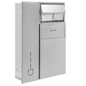 DOLPHIN PRESTIGE COMBINATION UNIT – TOILET TISSUE DISPENSER, SANITARY BIN AND TOILET BRUSH