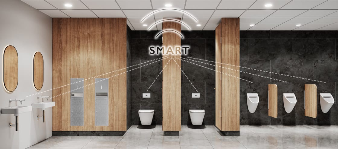 SMART washroom gateway diagram