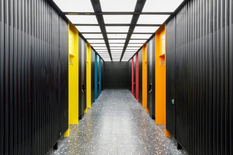 Elevator hall Central House Building, London