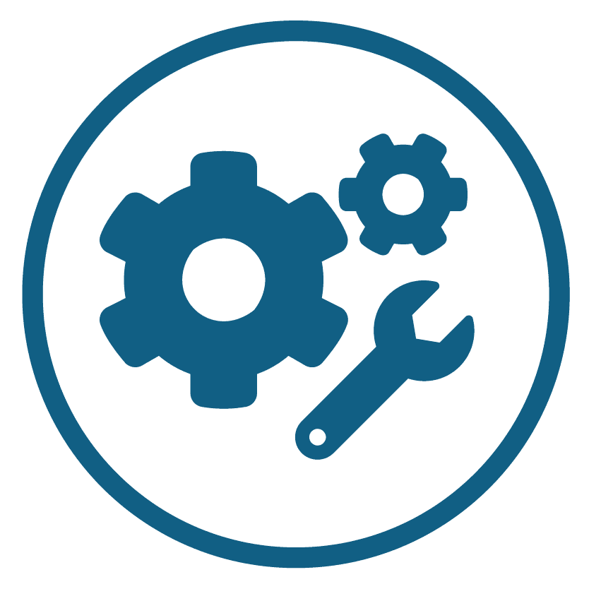 Machinery and production icon