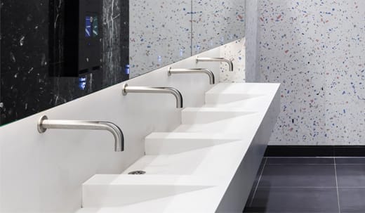 Solid Surface Trough Sinks | Dolphin Solutions